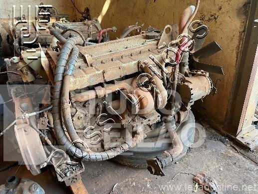 Sucata De Motor A Diesel Cummis M11, Sem Mais Identificações – Motor Estava Aplicado Na Colhedora De