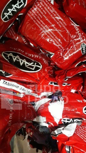 200 Unidades De Câmaras De Ar. Aro 18 Para Moto. Sem Uso
