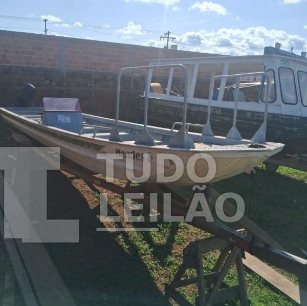 Barco E Motor Polpa - Barco Aluminio 10 Metros